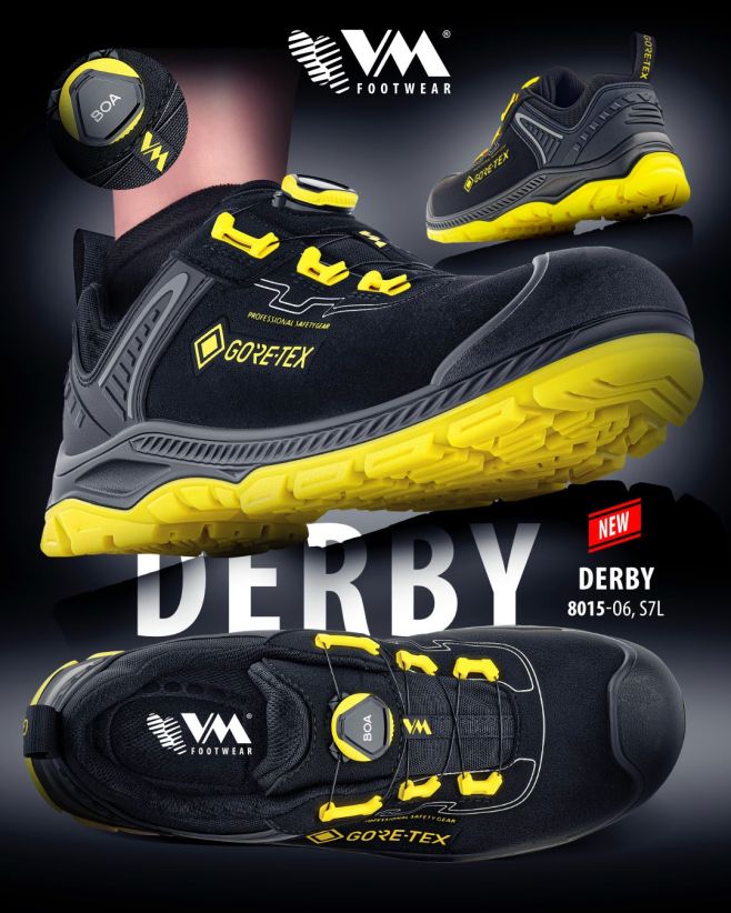Nové polobotky DERBY S7L – bezpečnost bez kompromisů! 🤩 ✔️ Ochrana S3+ ✔️ Membrána GORE-TEX® ✔️ Dokonalé utažení díky BOA®...